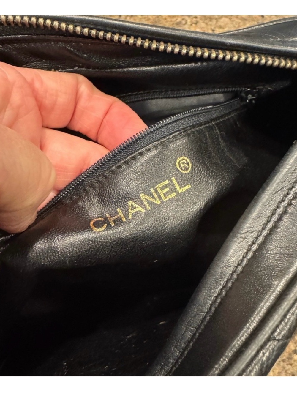 Quilted Lambskin Leather Handbag - Picture 3 of 13